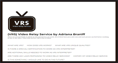 Desktop Screenshot of adrianabraniff.com