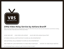 Tablet Screenshot of adrianabraniff.com